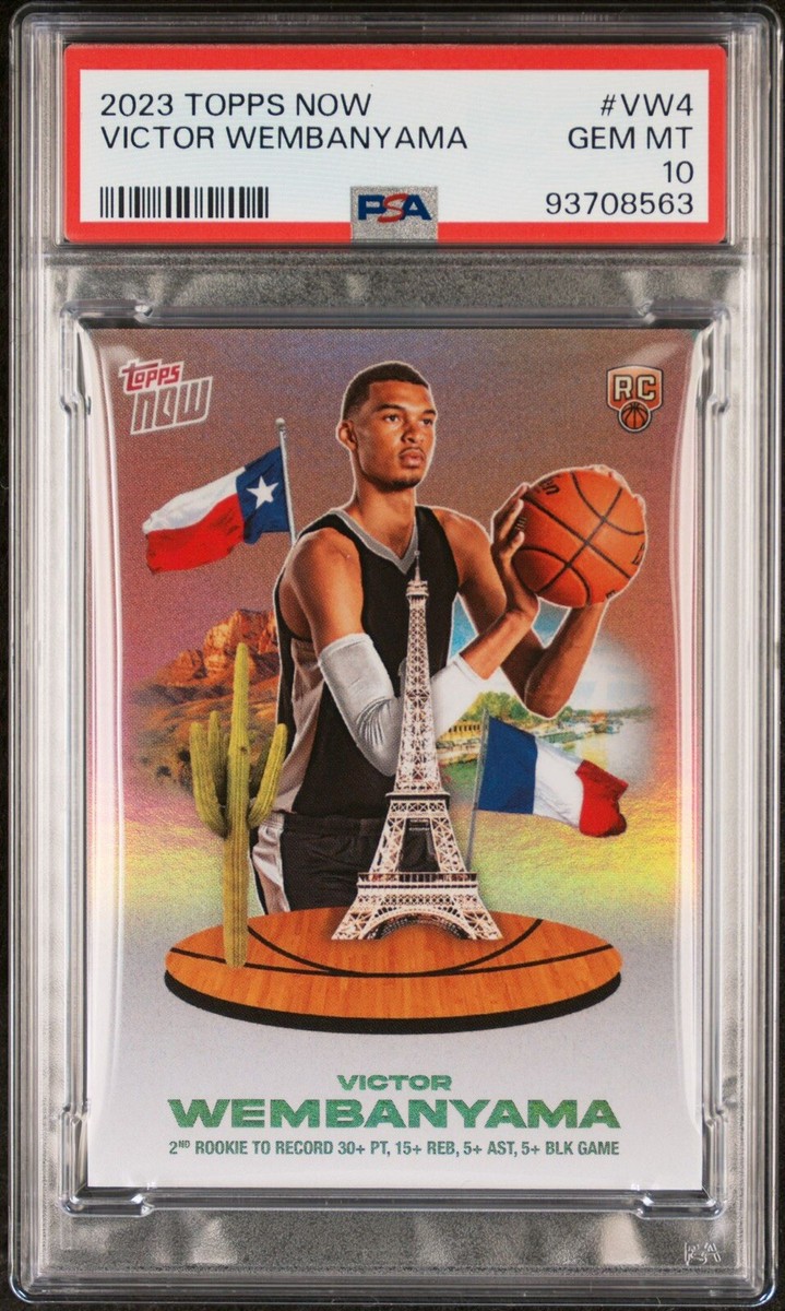 2023-24 Topps Now Victor Wembanyama #VW4 PSA 10? | eBay