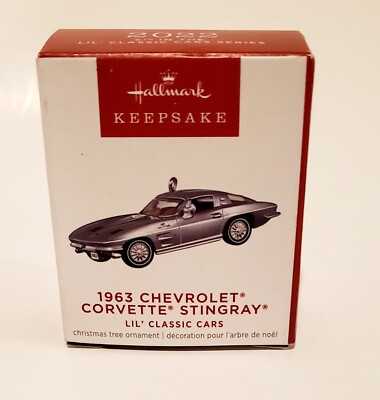 Hallmark Keepsake Ornament Miniature 2022 1963 Chevrolet Corvette Stingray #5 