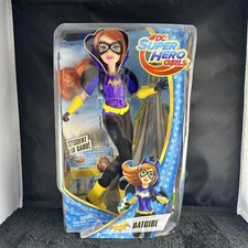 DC Super Hero Girls Batgirl 12 " Action Figure with School ID.￼ Damaged Box