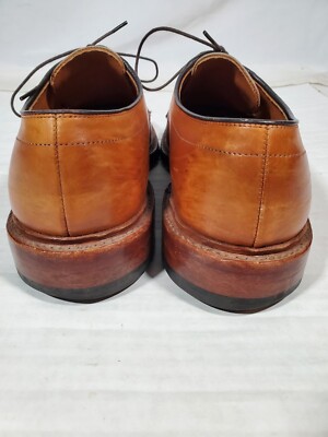 ALLEN EDMONDS HILLCREST TAN OXFORD BICYCLE DERBY MENS DRESS  display picture 3