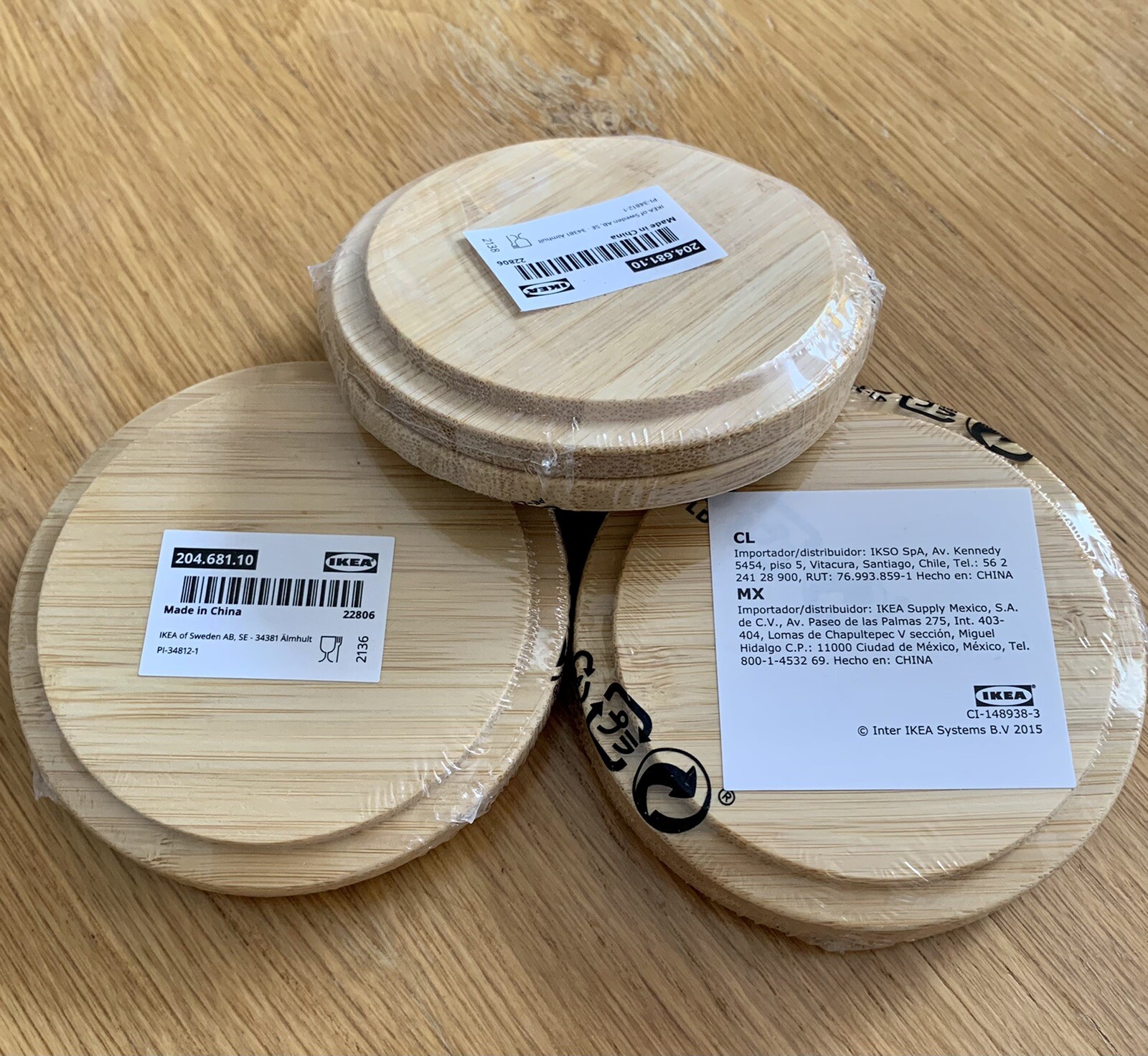 x2,4,6,IKEA Forsegla Coasters,Lightweight 9 cm eBay