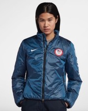 2018 Nike Sportswear Team USA Summit Winter Olympic Women Jacket NWT Medium