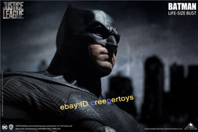 Queen Studios Batman 1/1 life size Bust Resin Statue Justice