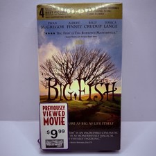 Big Fish VHS Movie Tim Burton Brand New Factory Sealed