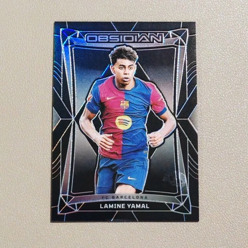 Lamine Yamal 2024-25 Panini Obsidian Electric Etch 065/145 FC Barcelona