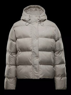 (Women's Size XL) $200 Nike Therma-FIT Puffer Loose Hooded Jacket HF7898-104 NWT