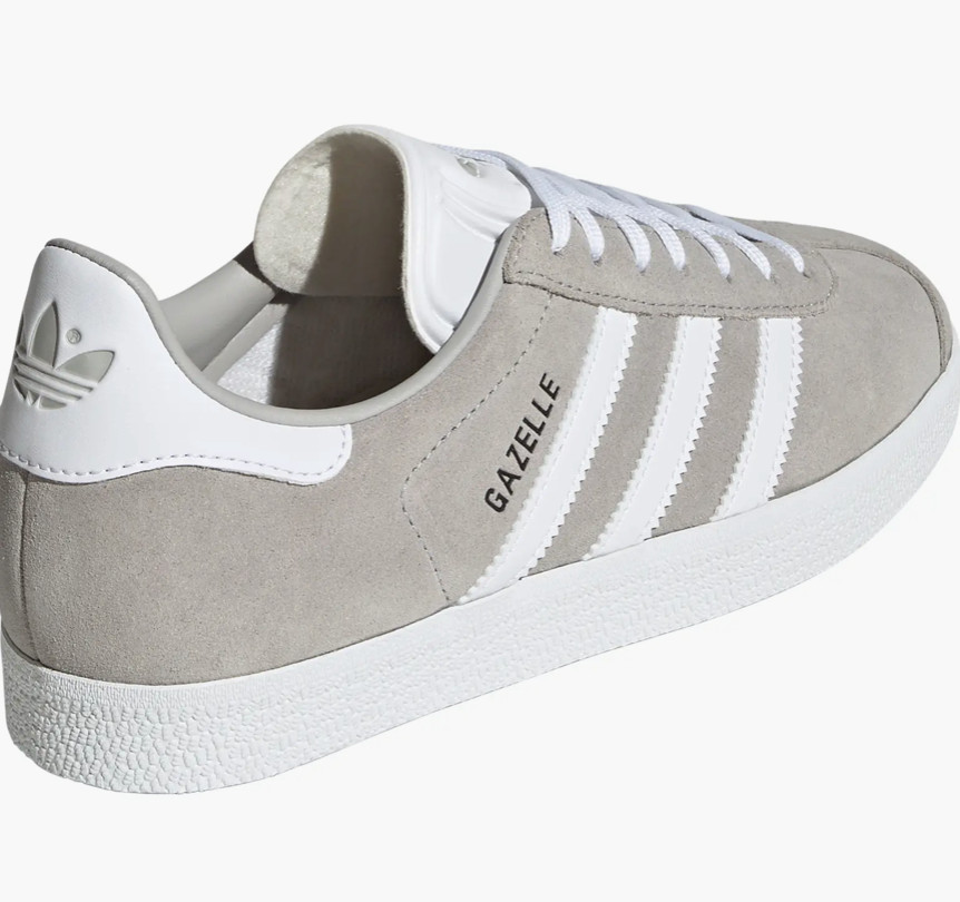 Size 8.55 - Adidas Gazelle Grey White W thumbnail 5