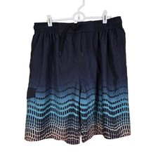 Men's U.S. Apparel Multicolor Mesh Lined Swim Trunks  Size XL