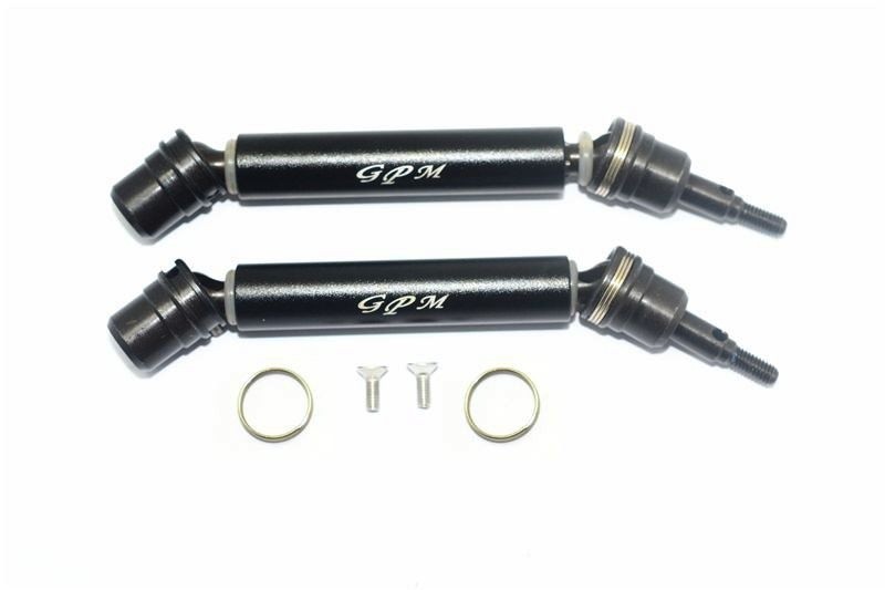 GPM MAG108FRS-BK Steel Drive Shaft with Aluminum Shaft F/R Black ARRMA Granite