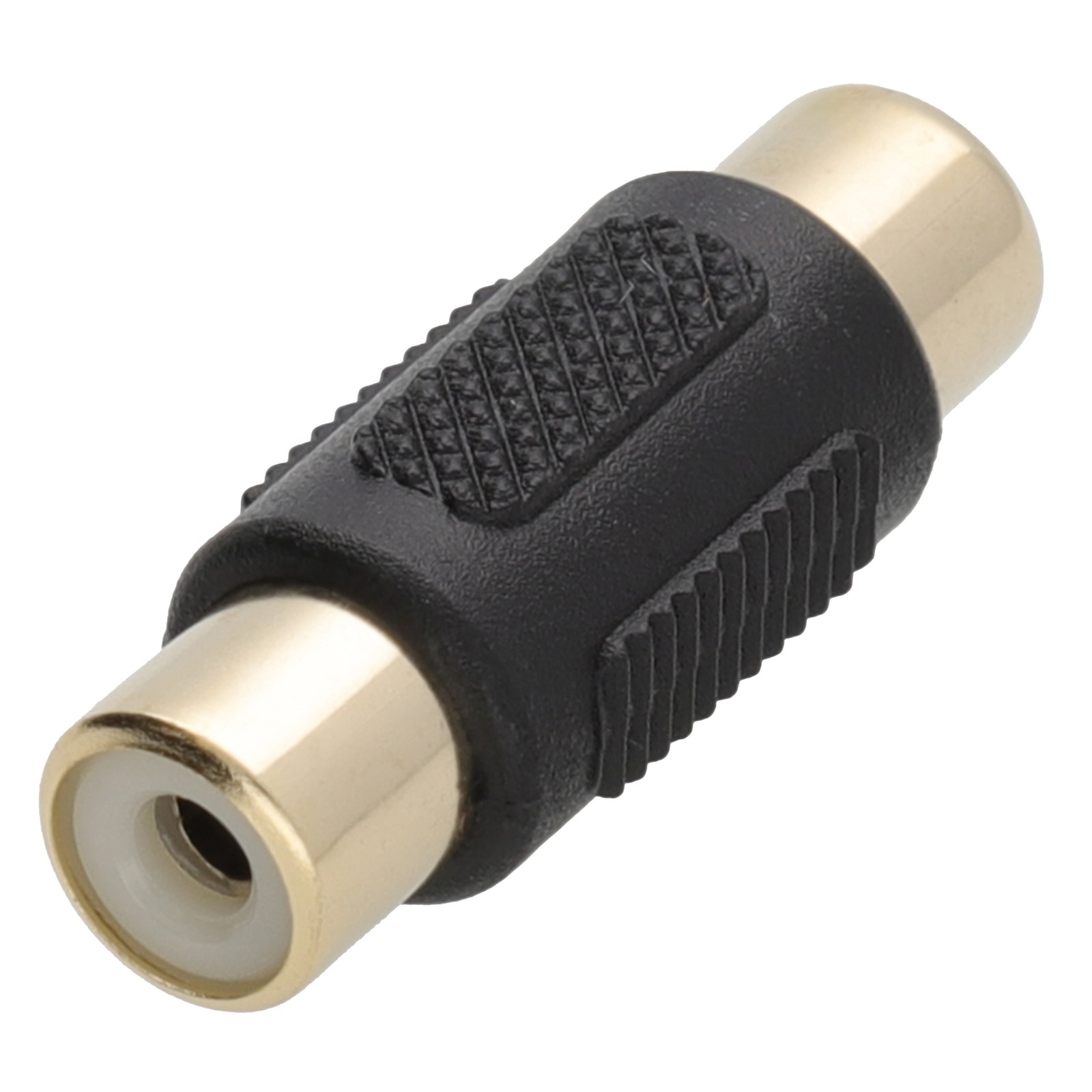 Single RCA Phono COUPLER 1 x RCA Female to 1 x RCA F Gold