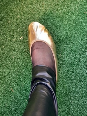 Economy Turnschläppchen Gymnastikschuhe Ballerina Schläppchen 22-48 Gummisohle G