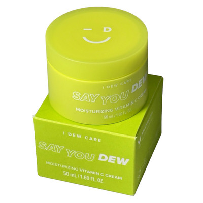 I Dew Care Say You Dew Moisturizing Vitamin C Cream Vegan Cruelty-Free 50m NIB