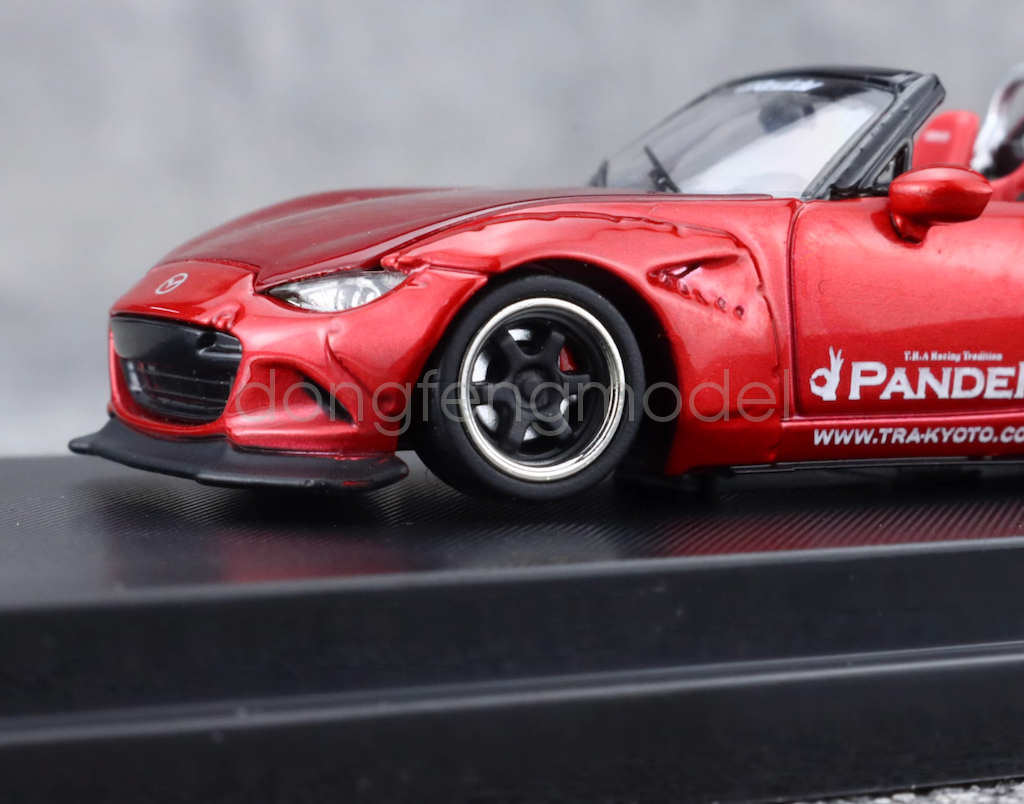 SW 1:64 Scale Red Miata MX5 Pandem Convertible Sport Diecast