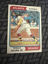 Topps 2023 Heritage Oversized Boxtopper Insert Ronald Acuña Jr. OB-RA