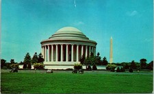 Washignton DC Jefferson Memorial Postcard unused (23348)