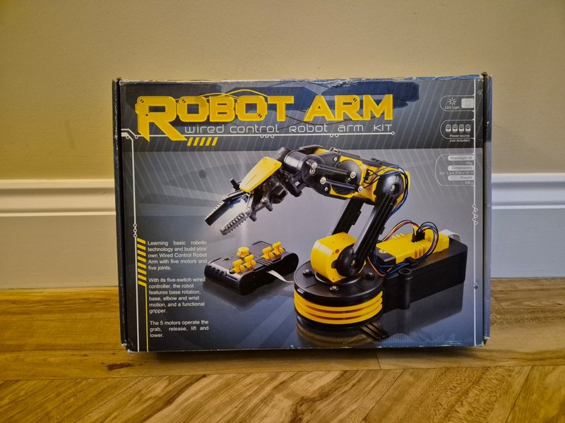 Wired Control Robot Arm Kit - Educational DIY Kit