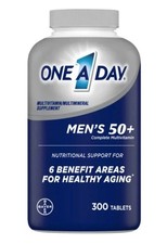    One A Day Men's 50 Healthy Advantage Multivitamin, 300 Tablets Exp 11/26   