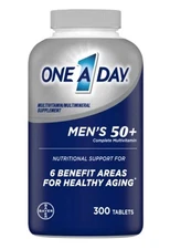 ❤️One A Day Men's 50+ Healthy Advantage Multivitamin, 300 Tablets Exp 11/26❤️