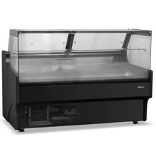 NEW SERVE OVER COUNTER FRIDGE DELI CAFE WITH UNDERSTORAGE BLACK 1580mm £1840+VAT