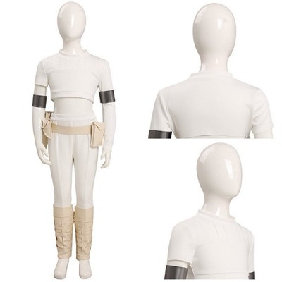 Kids Padme Amidala Cosplay Costume Halloween Outfits Party Dress Star Wars Child
