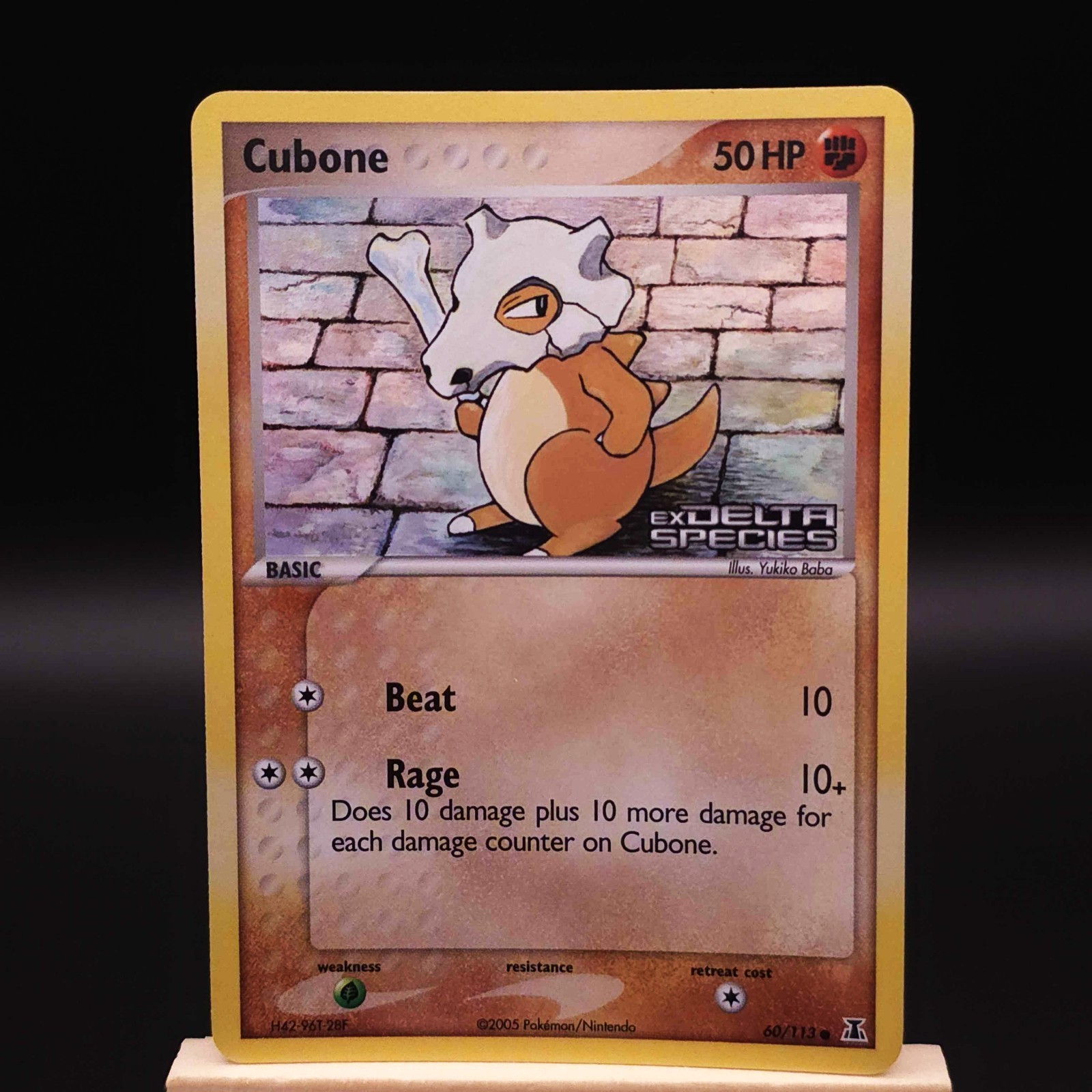 Cubone - 60/113 Reverse Holo (Delta Species) NM - Pokemon TCG