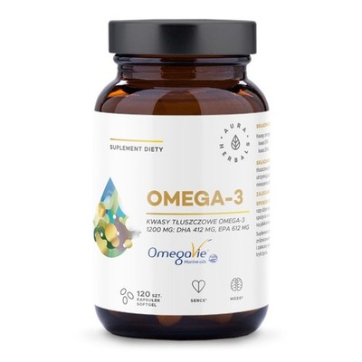Aura Herbals Omega-3 1200 mg, 120 Softgel-Kapseln
