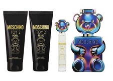 Moschino Toy 2 Pearl 4 PC Gift Set with 3.4  0.3 oz EDP, 3.4 oz SG and 3.4 BL