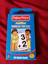 NEW Fisher Price Addition Flash Cards 54 Math Cards Complete Set Of 54 Unused