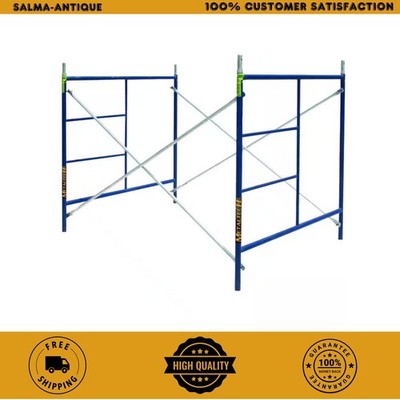 MetalTech Saferstack 5x7x5ft 1 Story Scaffold Frame Set Galvanized Braces