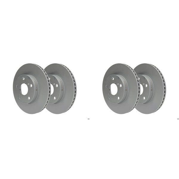 2X ATE Bremsscheiben 279,0Mm BelÜFtet Vorne Passend FüR Toyota Previa-image