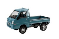 Aoshima 1/32 Rakupla Snap Kit No.05Cu-Bg Subaru Sambar Truck Custom Wheel (Blue)