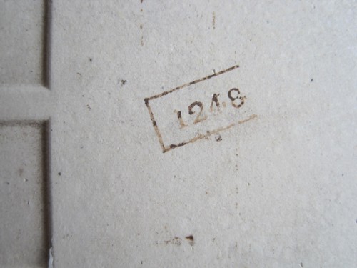 ANTIK VICT. ÄSTHETISCHE TRANSFERDRUCK FLIESE - T G & F BOOTH / CARRON #1248 UM 1888 - Bild 4 von 4