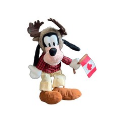 Disney VTG Goofy Canada Plush Toy Doll Bean Bag Walt Disney World Epcot NWT