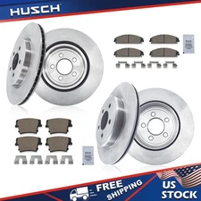 Front & Rear Disc Rotors Ceramic Brake Pads Kit for CHRYSLER DODGE