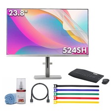 HP 524SH 23.8" 16:9 FreeSync IPS Monitor Bundle