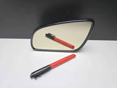 2006-09 Audi A8 D3 Driver Mirror Glass LH Heated Auto Dim Factory OEM 4E0857535C