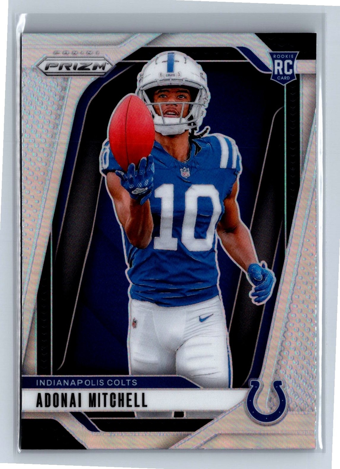 2024 Panini Prizm #2 Adonai Mitchell Rookie Variations Silver Prizm