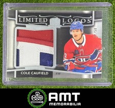 Cole Caufield Patch 2024-25 Upper Deck The Cup Limited Logos 17/50 Canadiens