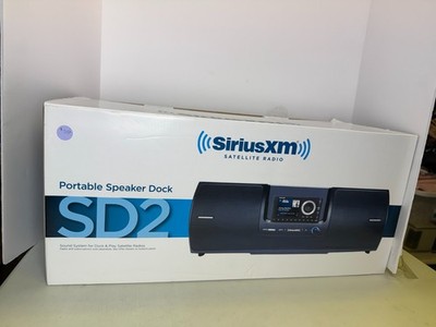 SiriusXM Satellite Radio Portable Speaker Dock SD2 Sound System SXSD2 Open Box
