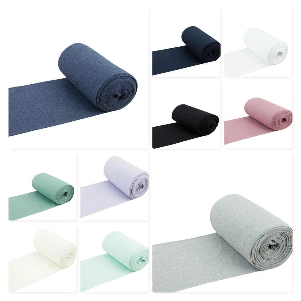 NADELTRAUM RIPP - Bündchenstoff Bündchen Schlauchware - Meterware ab 25 x 30/60 cm - Nähen