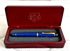 RARE & VINTAGE PFIZER Barrington Blue-Ink Pen-Original Box-EXC. CONDITION!