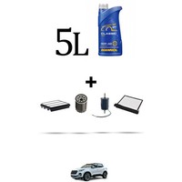 Hoffcar Set Service 4 Filter Und 5L ÖL FüR Dr 5 1.6 CNG 80Kw Von