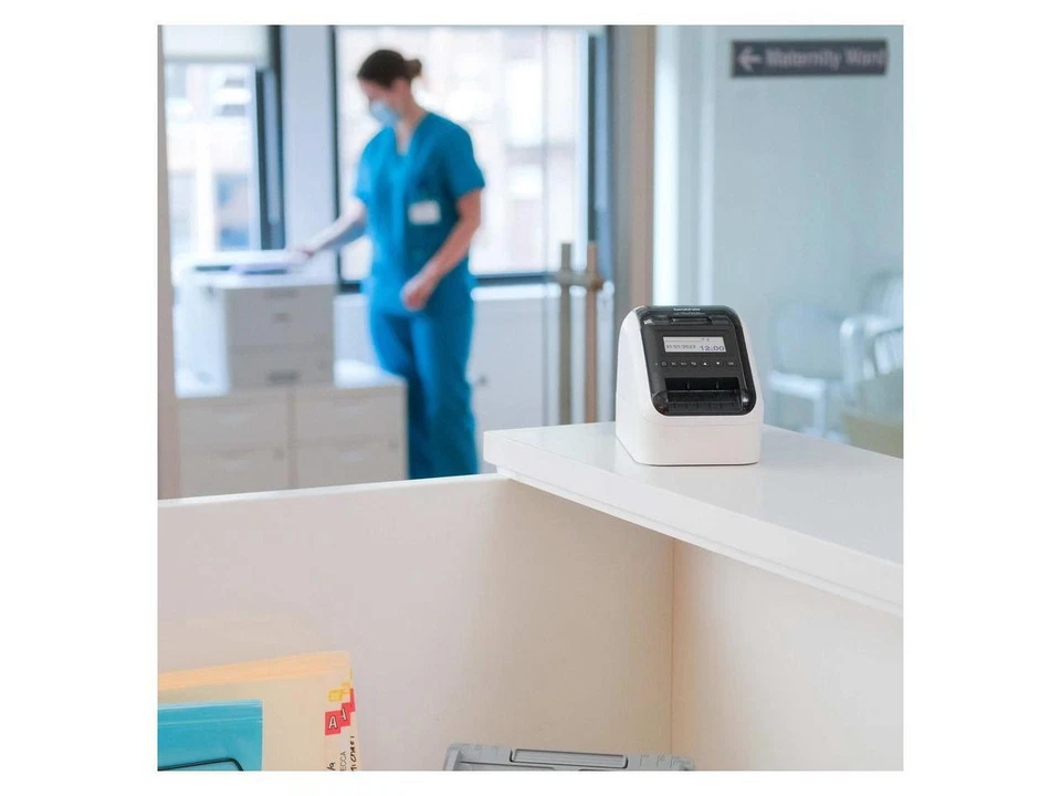 Brother QL-820NWBC Desktop Direct Thermal Printer Two-color Label Print - Image 4 of 4