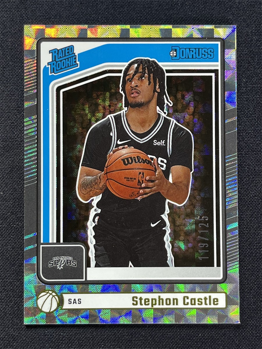 2024-25 Panini Donruss Stephon Castle #244 Hyper Rated Rookie RC /125 &12312