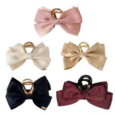 Large Bows Clips Bowknot Claw Clip Princesses Hair Clips for Women and Girl