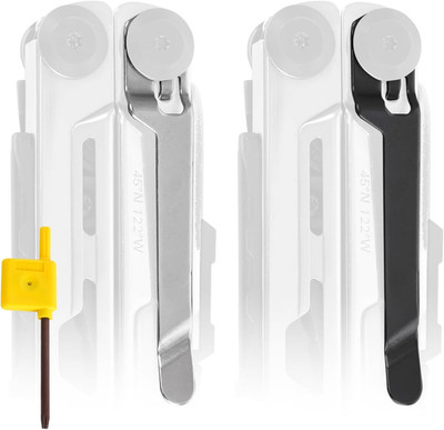 [2-Pack] Stainless Steel Pocket Clip - Perfect Fit for Leatherman Signal Multi-T