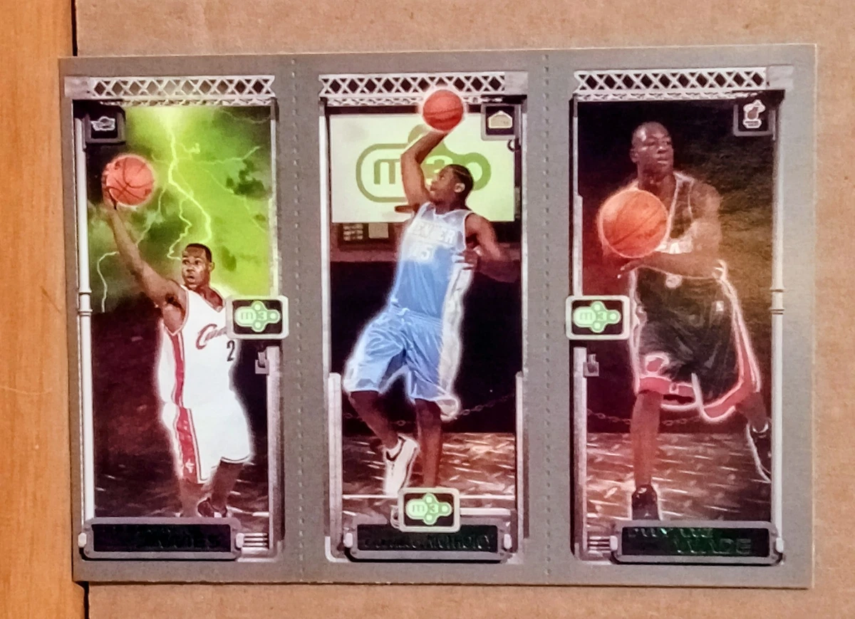 2003-04 Topps Rookie Matrix - Carmelo Anthony/LeBron James/Dwyane