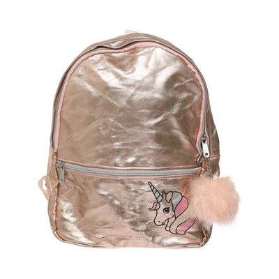 H&M, Rucksack, Unisex (Kinder), Polyester/Polyurethan, Pink/Gold, Batik, 24 #pES