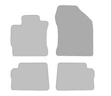 Fußmatten-Set für Toyota Auris II (2012-2018) Hit anthrazit