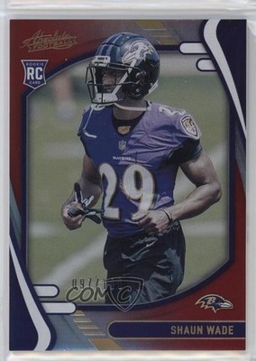 2021 Panini Absolute Rookies Spectrum Red 97/100 Shaun Wade #145 Rookie RC 0q3